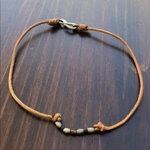 Abercrombie leather necklace